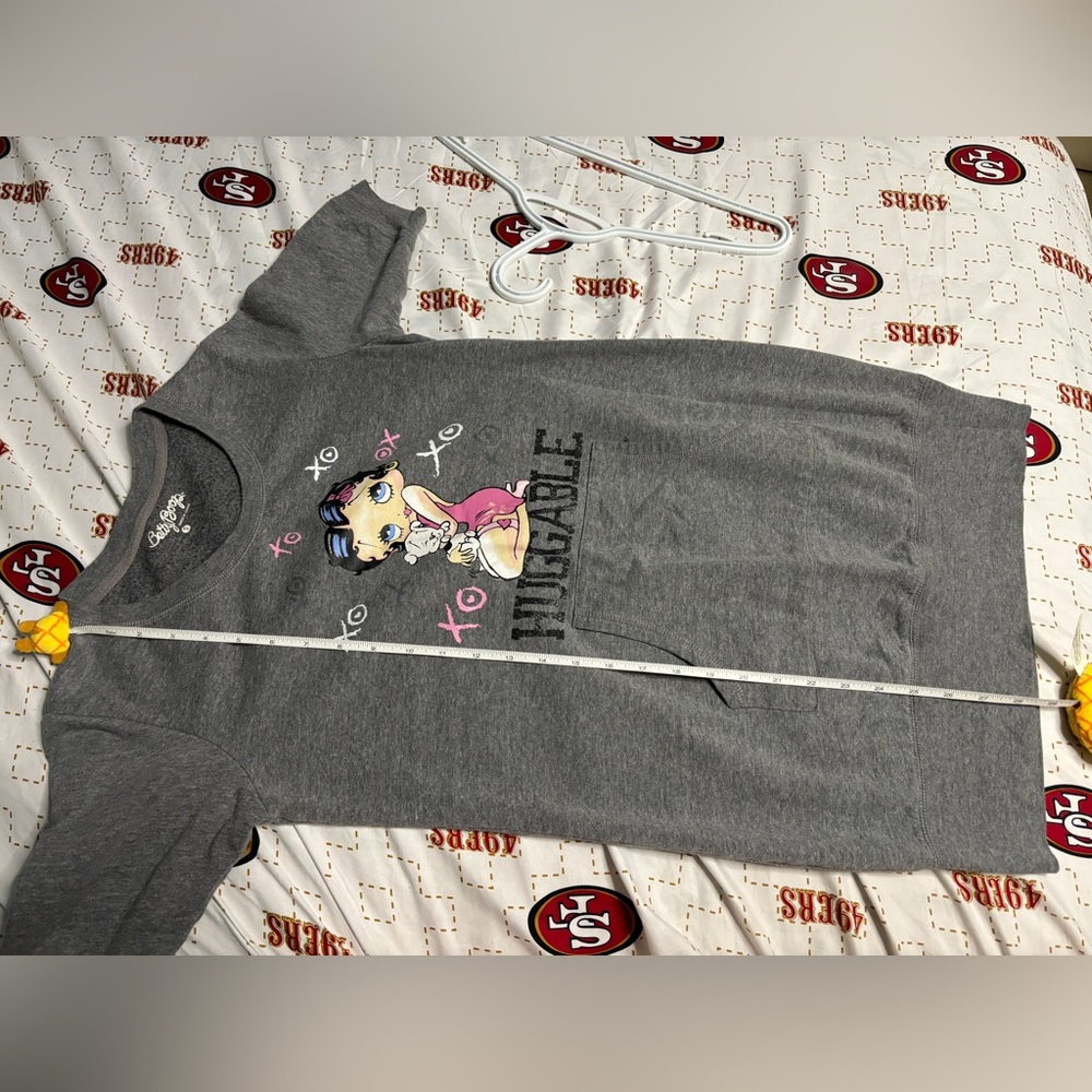 VINTAGE BETTY BOOP SWEATSHIRT DRESS - Picture 15 of 16
